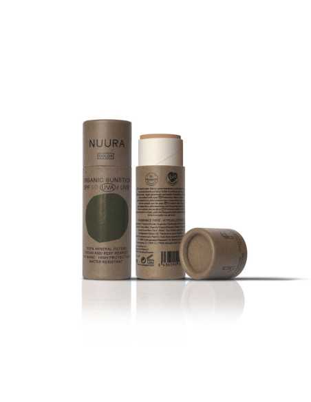 Stick crema solar facial COLOR SPF50 Bio 14ml Nuura Stick crema solar facial COLOR SPF50 Bio 14ml Nuura